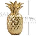 Abacaxi Decorativo - Ouro Fosco  Ref.FD004